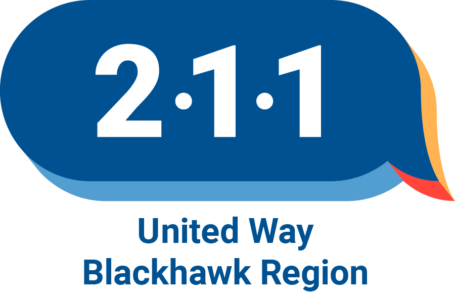 United Way Blackhawk Region 211 logo